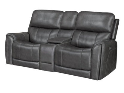 Damon Power Reclining Loveseat with Power Console
