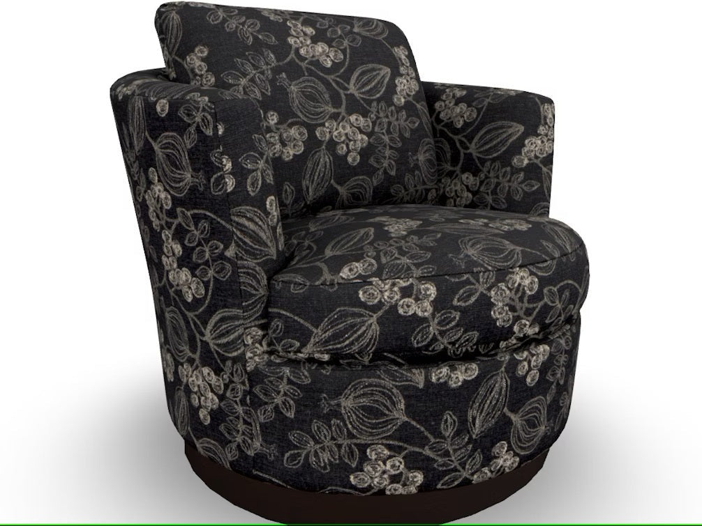 Tina Pillow Back Swivel Chair
