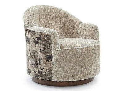 April Swivel Barrel Chair