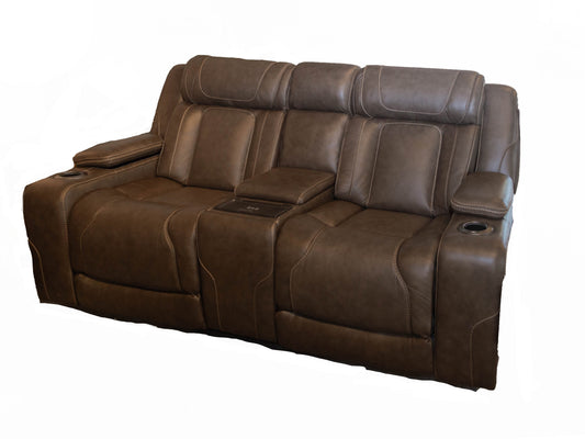 Power Reclining Loveseat with Console