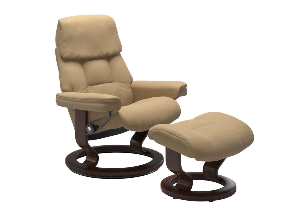 Ruby Classic Chair and Ottoman – Sims Furniture LTD