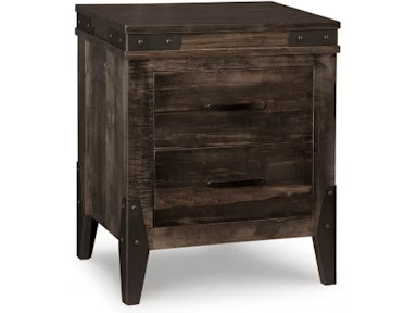 Chattanooga Double Drawer Nightstand