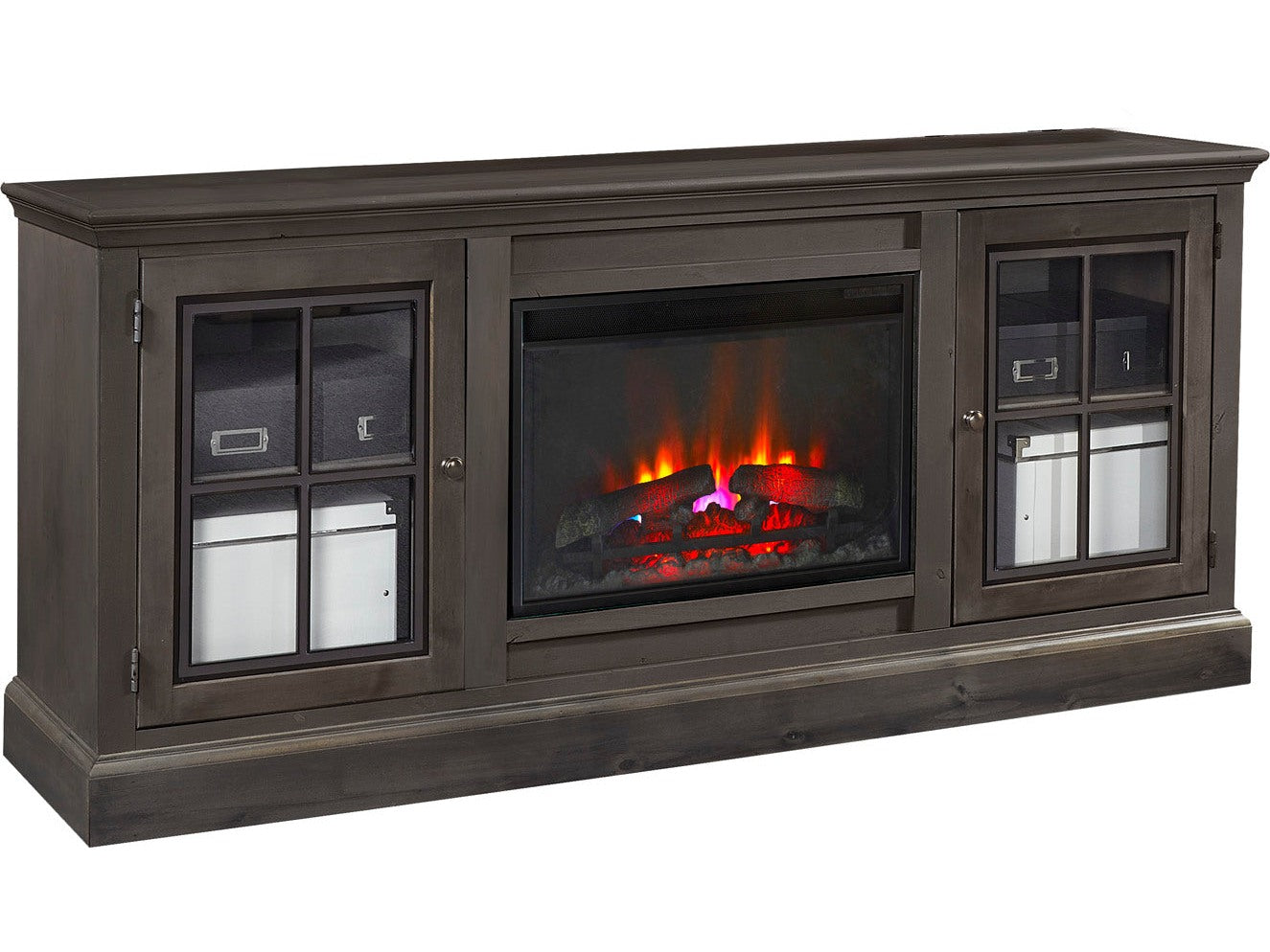 76" Fireplace Console