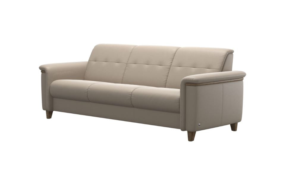 Flora Wood 3 Seater