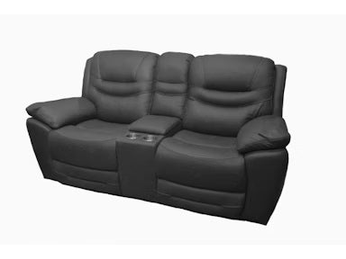 Kuka Reclining Loveseat with console