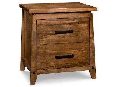 Pemberton Double Drawer Nightstand