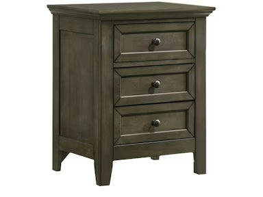 San Mateo 3 Drawer Nightstand